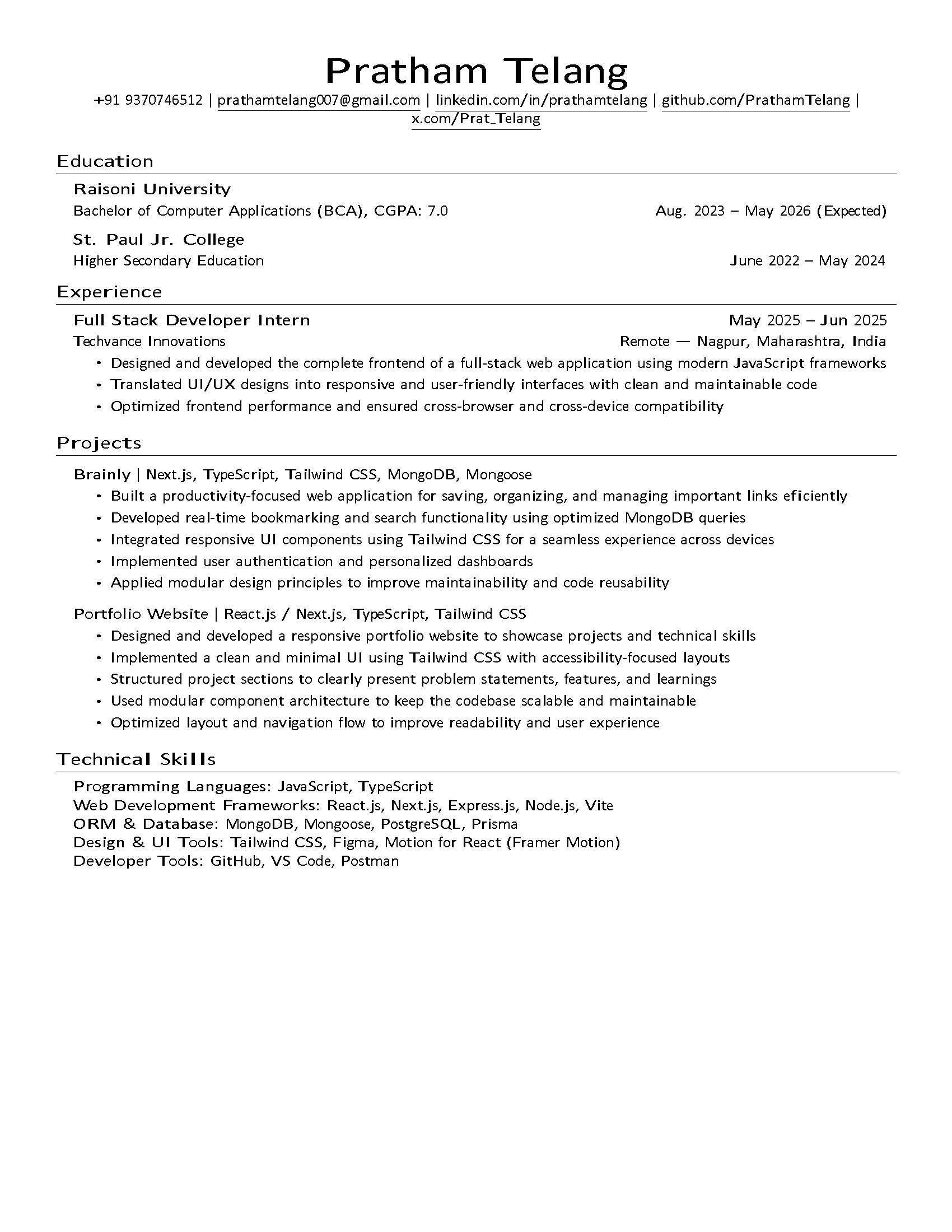 Resume